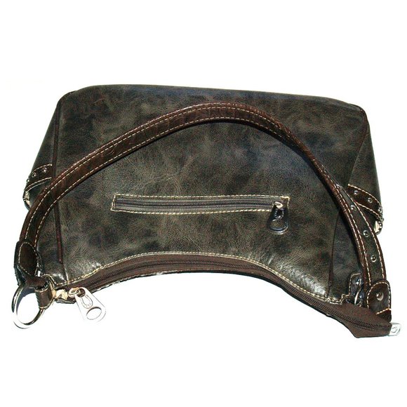 Western Style Studs & Bling Lucky U Pattern Cowgirls Shoulder Bag Purse - Picture 6 of 8